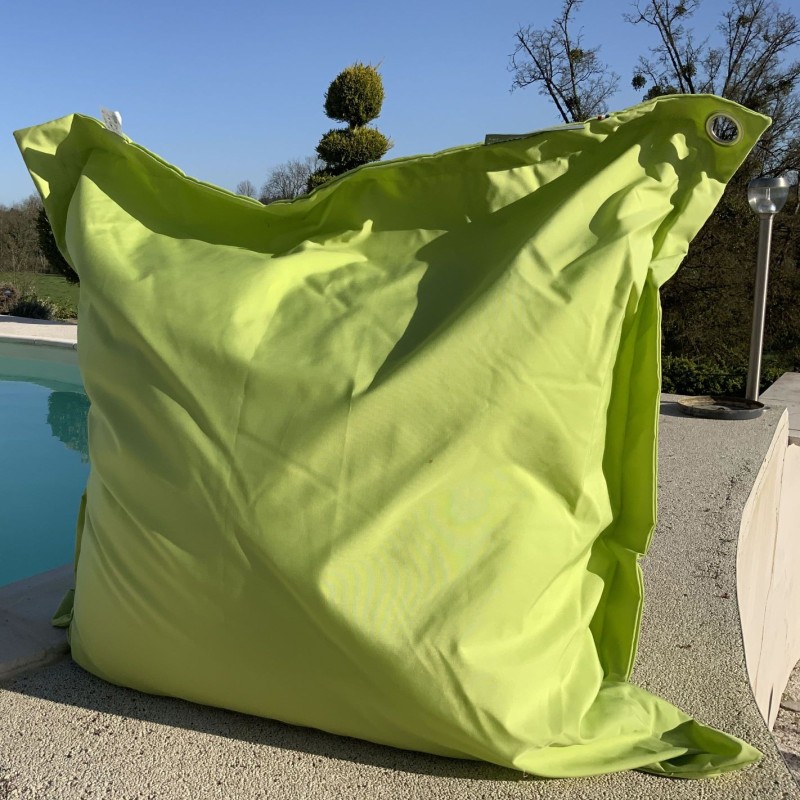 Pouf extérieur XXL oreiller géant pour terrasse et jardin