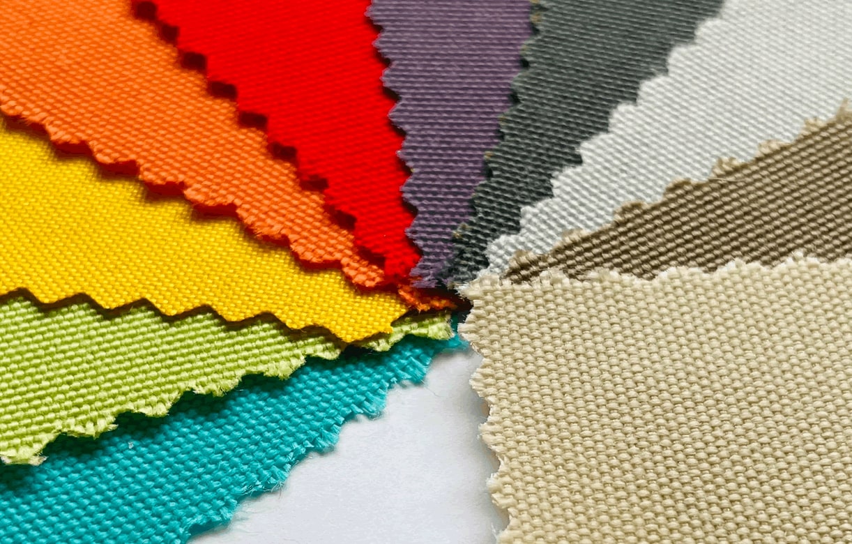 Une partie de la palette de couleurs disponibles